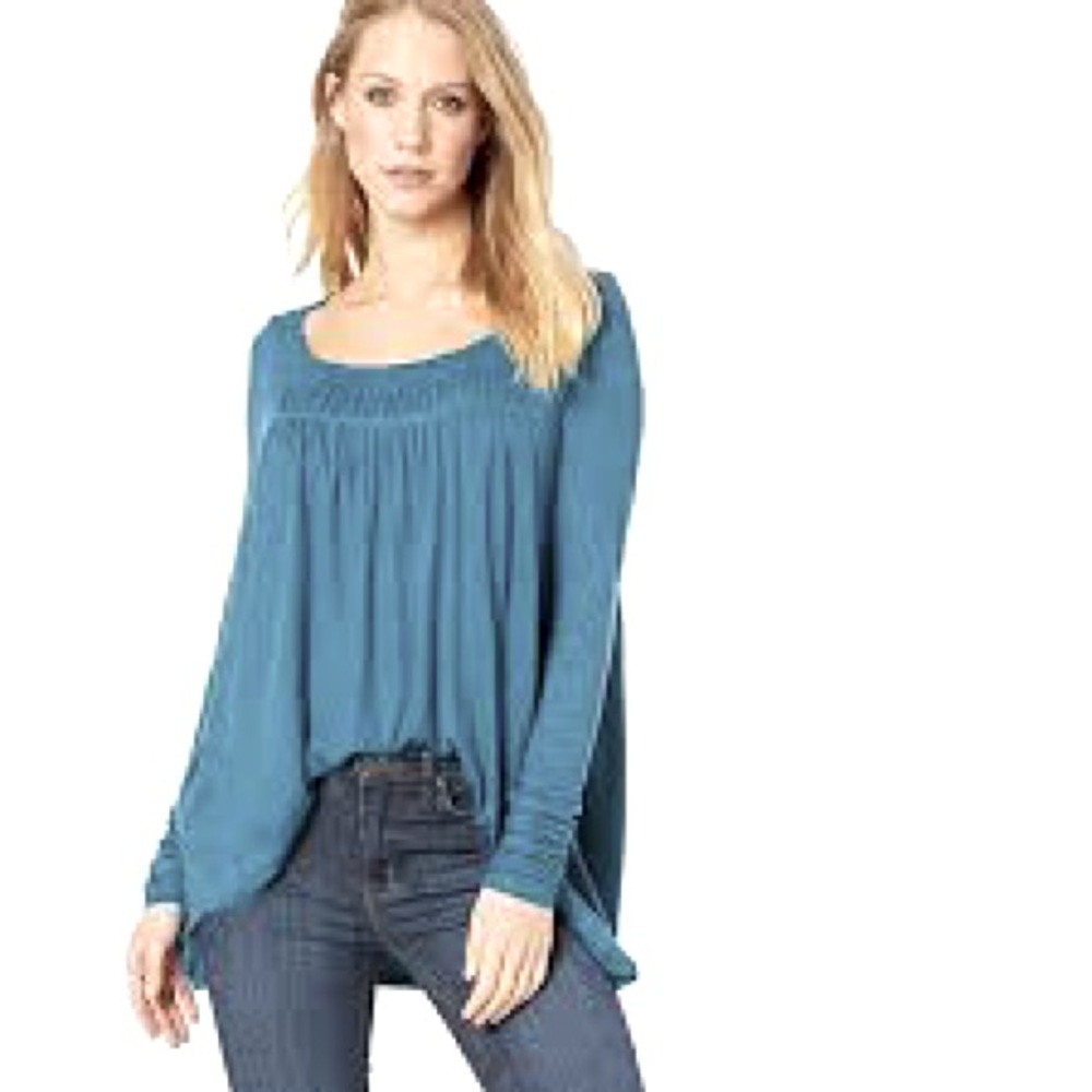 EUC Free People Love Valley Boho Shirt